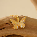 JUSSAN Butterfly Pave Luxe Sterling Silver Necklace