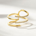 JUSSAN Pave Luxe Sterling Silver Ring