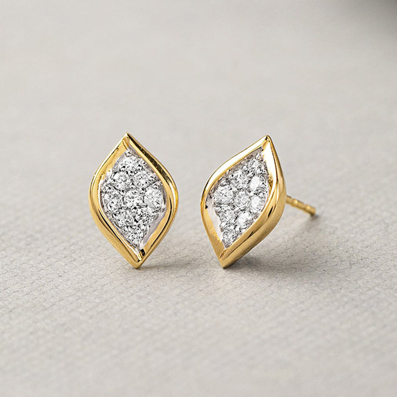 JUSSAN Pave Luxe Sterling Silver Earrings