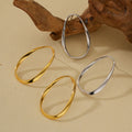 JUSSAN Hoop Minimal Luxe Sterling Silver Earrings