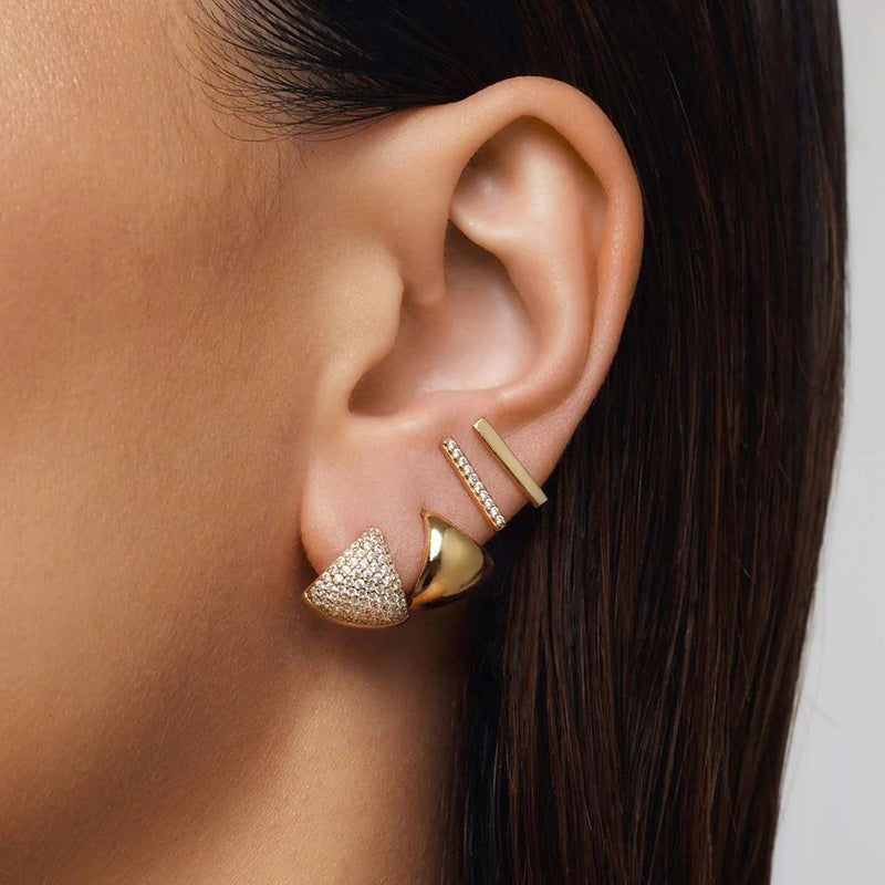JUSSAN Starlight Geometric Sterling Silver Earrings