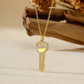 JUSSAN Pave Pendant Luxe Sterling Silver Necklace