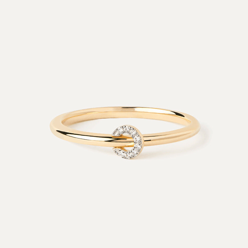 JUSSAN Pave Sterling Silver Ring