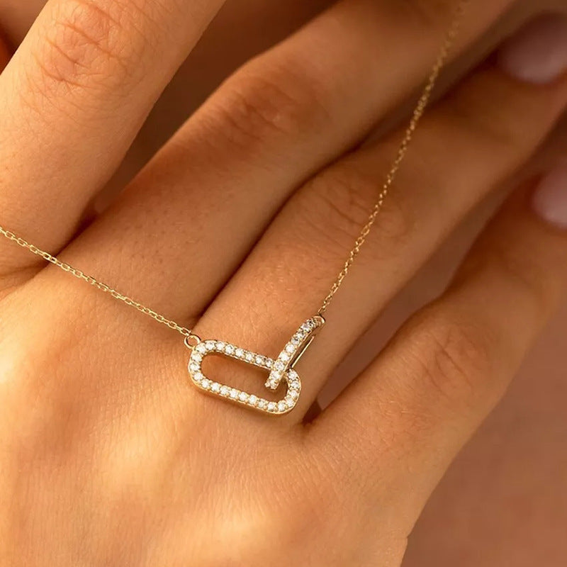 JUSSAN Starlight Heart Sterling Silver Necklace