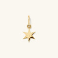 JUSSAN Star Hoop Pendant Sterling Silver Necklace
