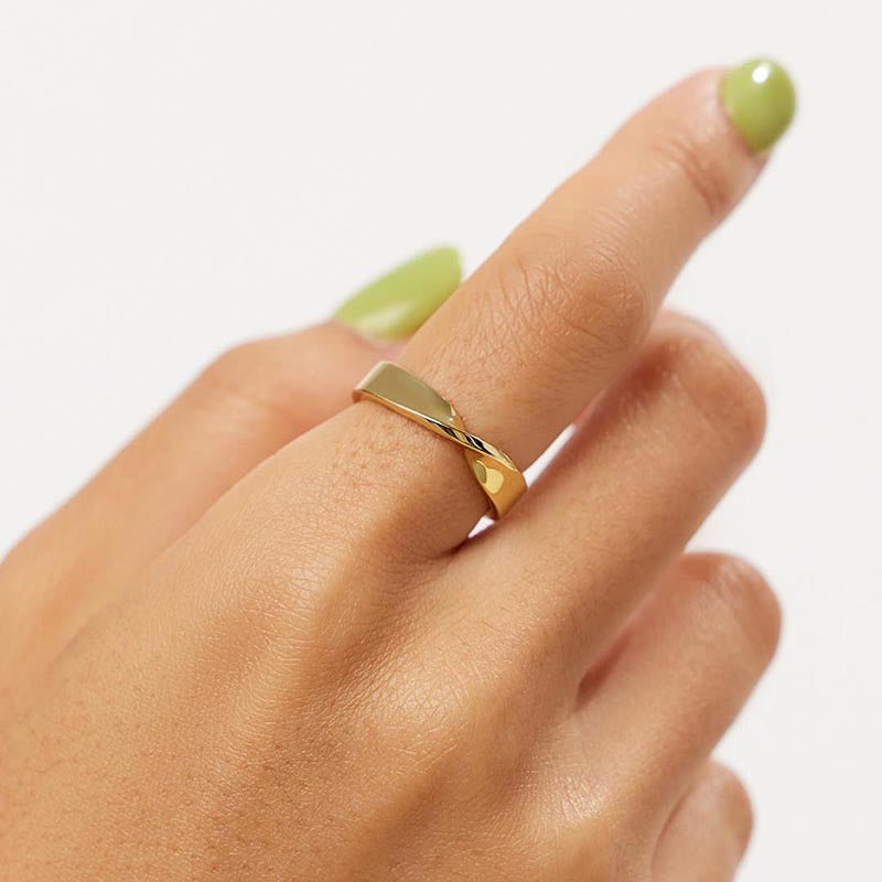 JUSSAN Minimal Luxe Sterling Silver Ring