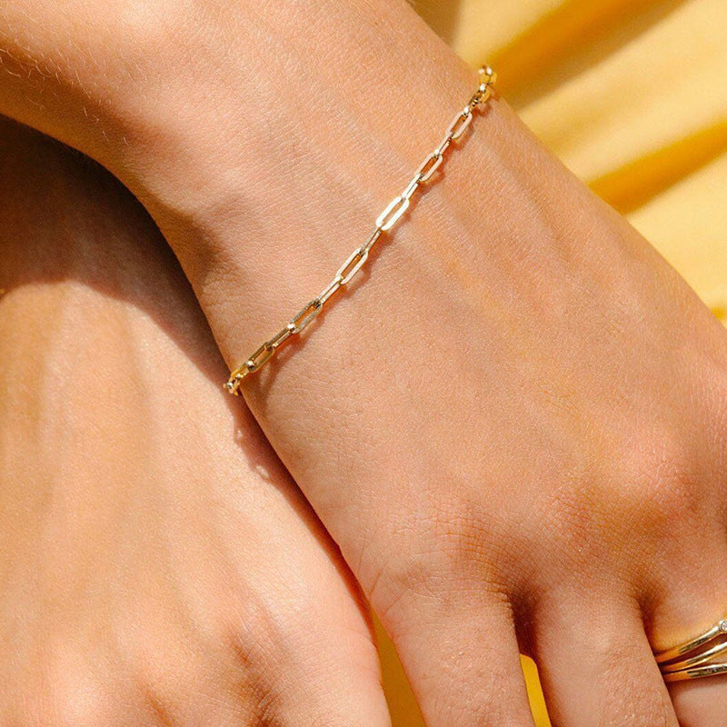 JUSSAN Minimal Sterling Silver Bracelet
