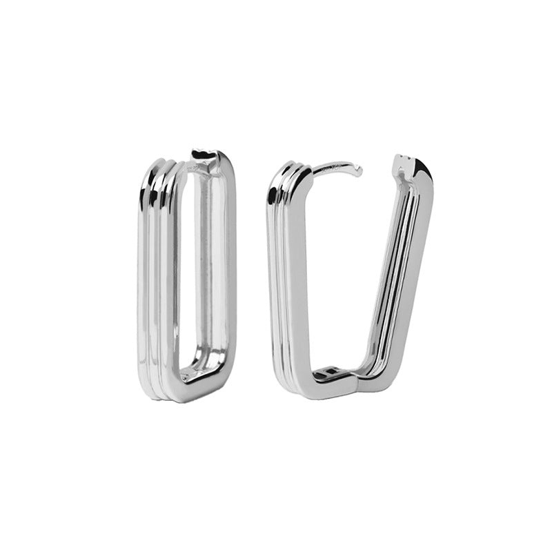 JUSSAN Modern Sterling Silver Earrings