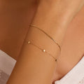 JUSSAN Heart Minimal Luxe Sterling Silver Bracelet
