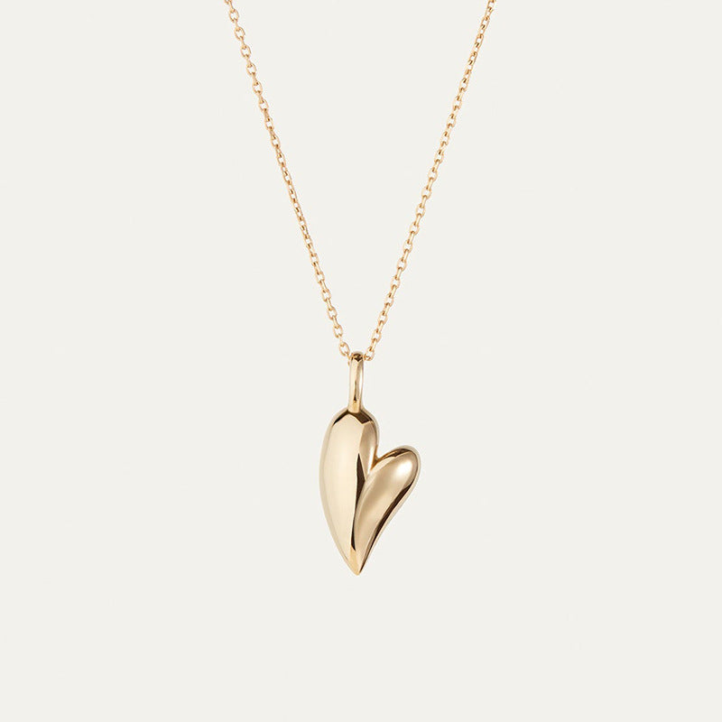JUSSAN Heart Minimal Luxe Sterling Silver Necklace