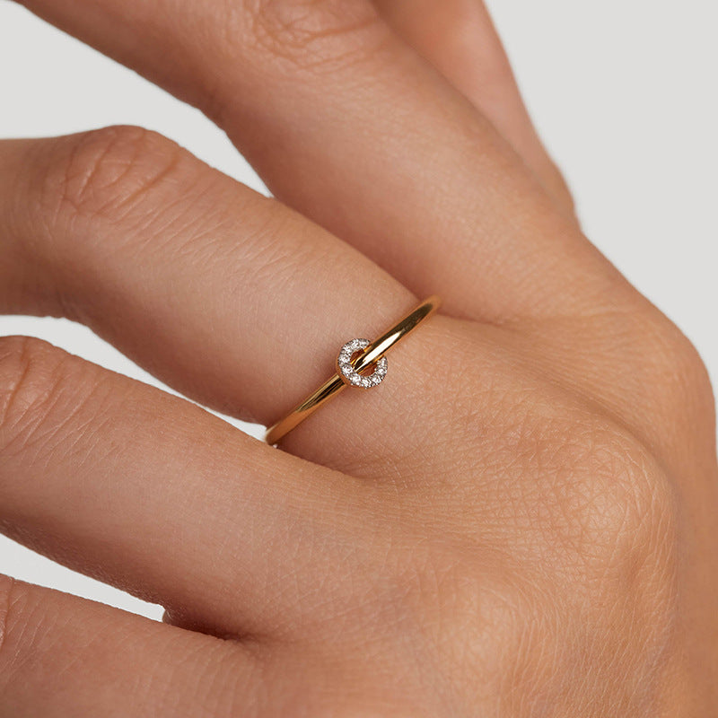JUSSAN Pave Sterling Silver Ring