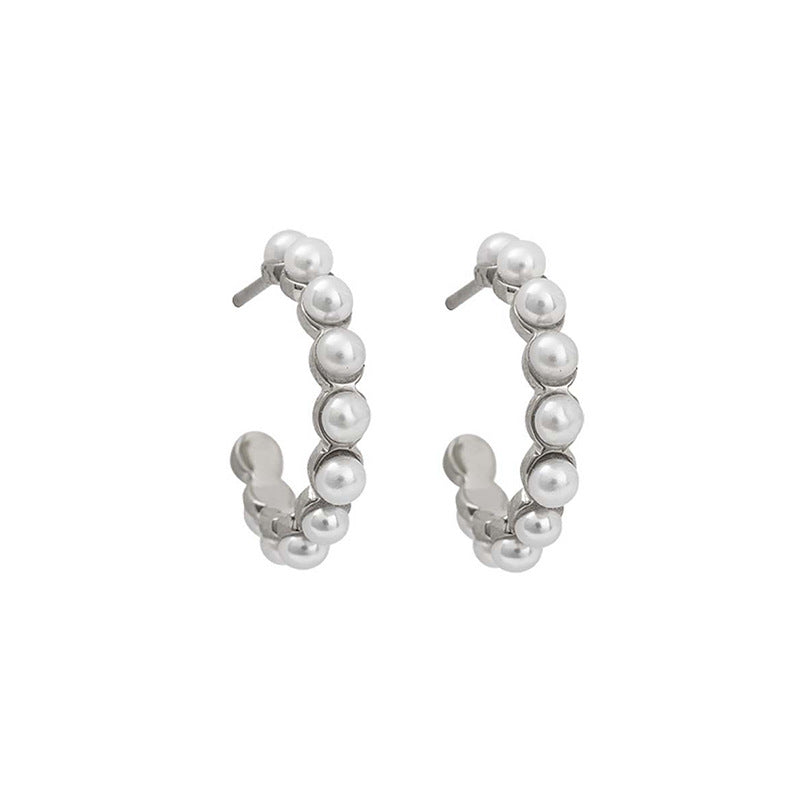 JUSSAN Minimal Sterling Silver Earrings