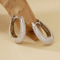 JUSSAN Pave Luxe Sterling Silver Earrings