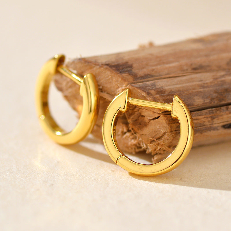 JUSSAN Minimal Sterling Silver Earrings