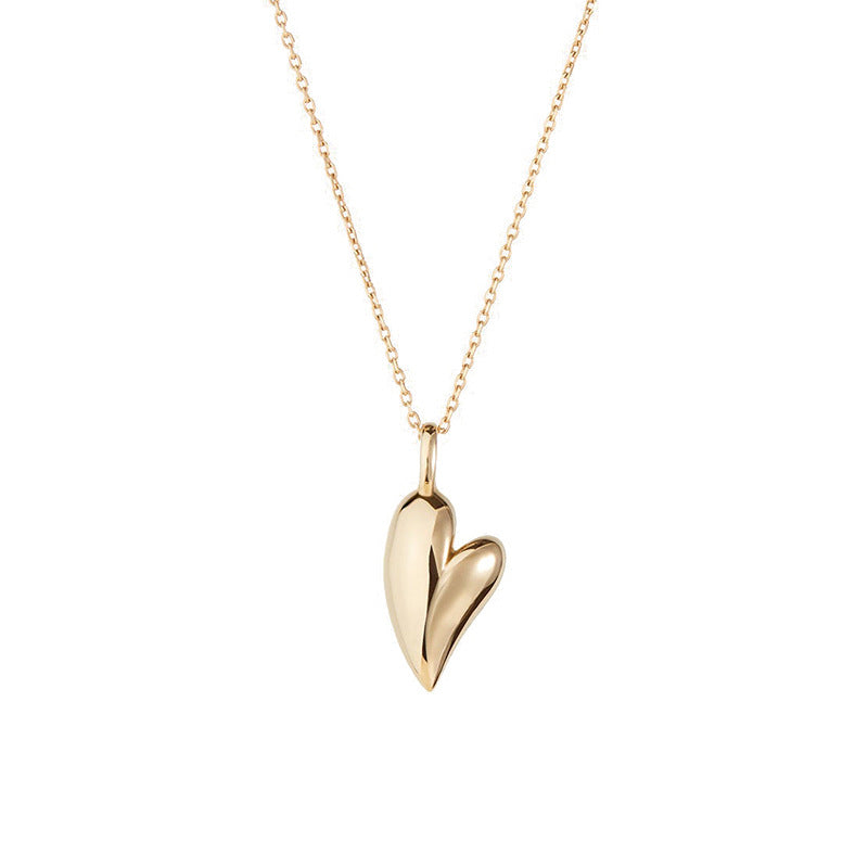 JUSSAN Heart Minimal Luxe Sterling Silver Necklace