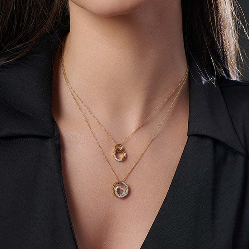JUSSAN Modern Sterling Silver Necklace