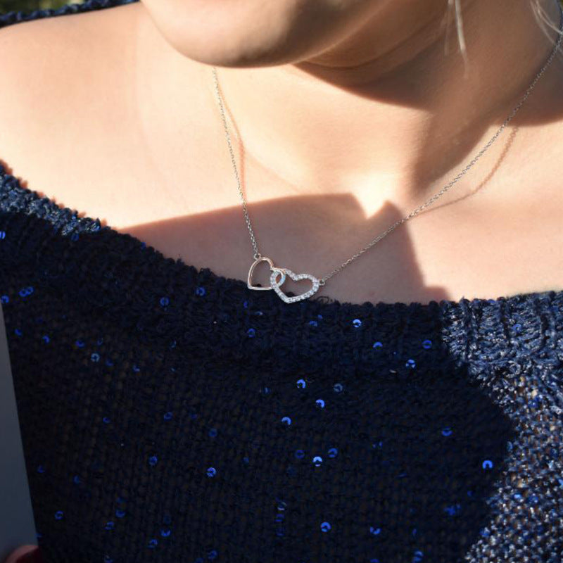 JUSSAN Heart Sterling Silver Necklace