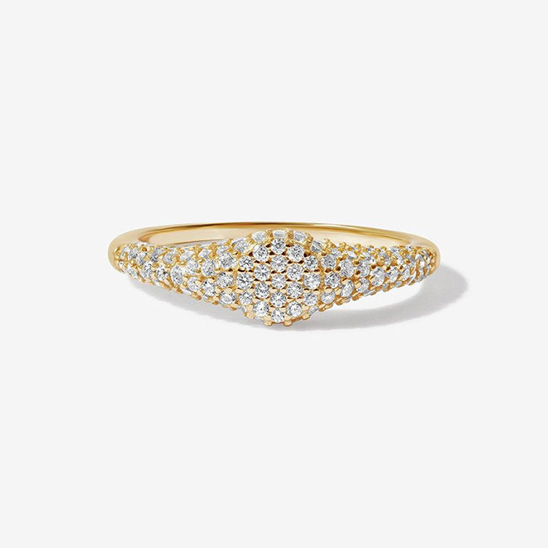 JUSSAN Pave Luxe Sterling Silver Ring