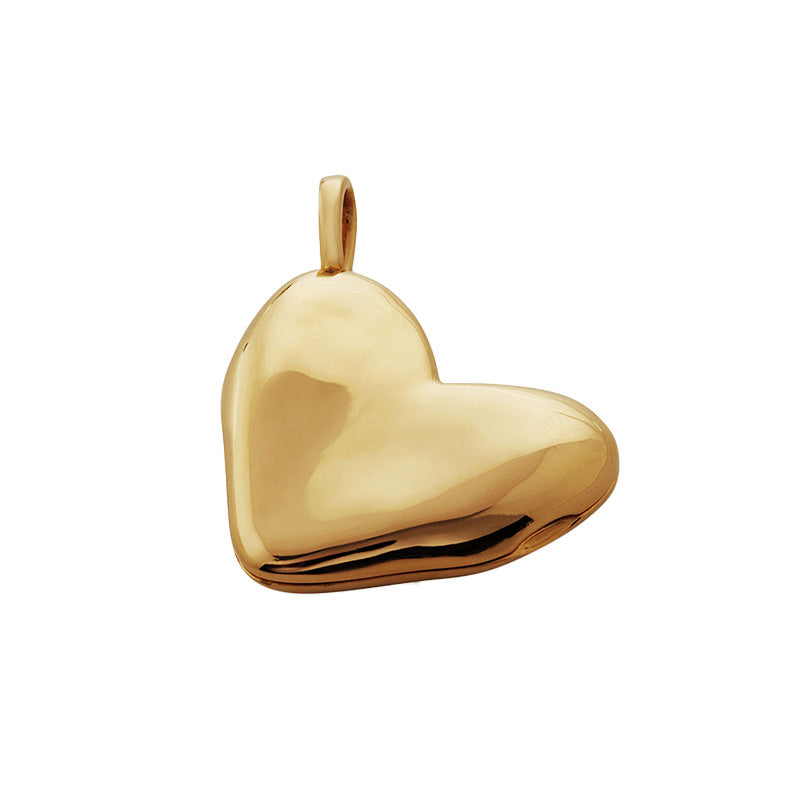JUSSAN Heart Pendant Minimal Sterling Silver Necklace
