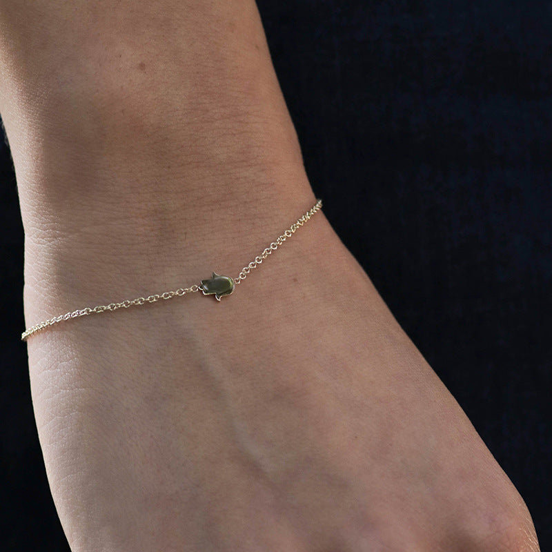 JUSSAN Geometric Minimal Luxe Sterling Silver Bracelet