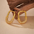 JUSSAN Pave Ear Cuff Sterling Silver Earrings