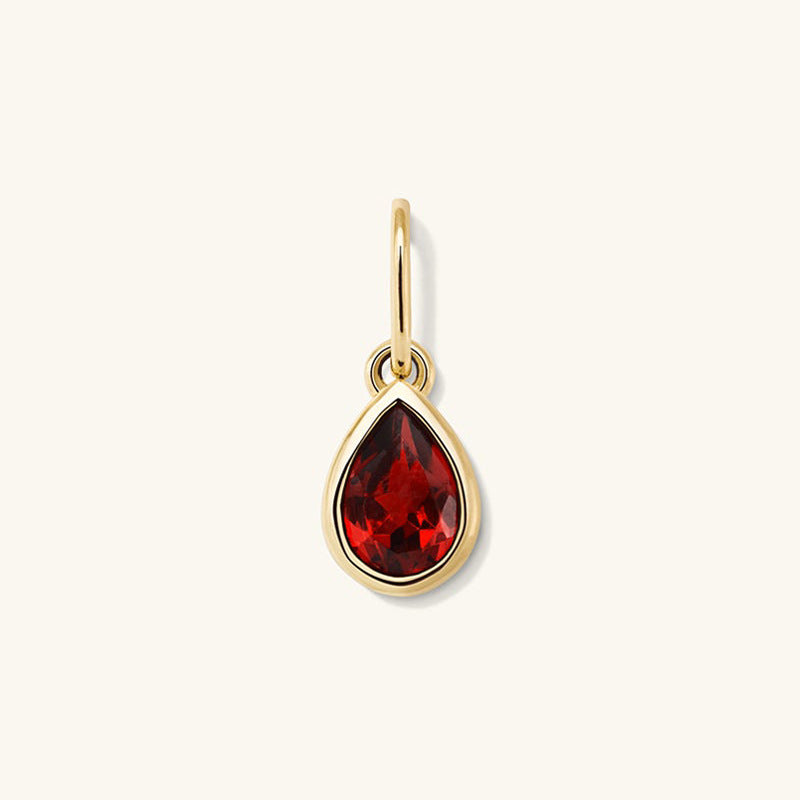 JUSSAN Teardrop Pendant Luxe Sterling Silver Necklace