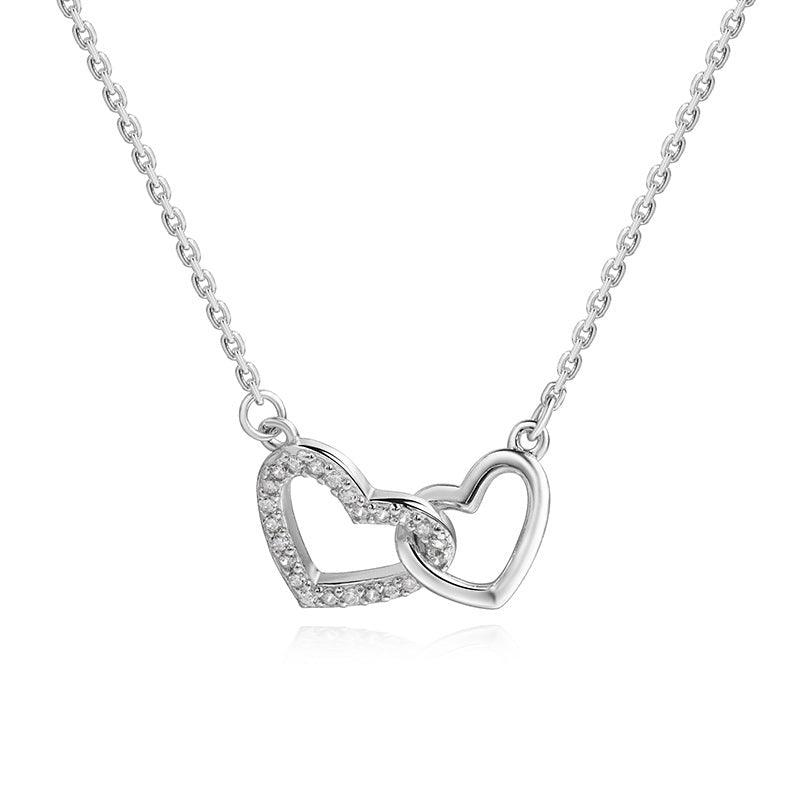 JUSSAN Heart Sterling Silver Necklace