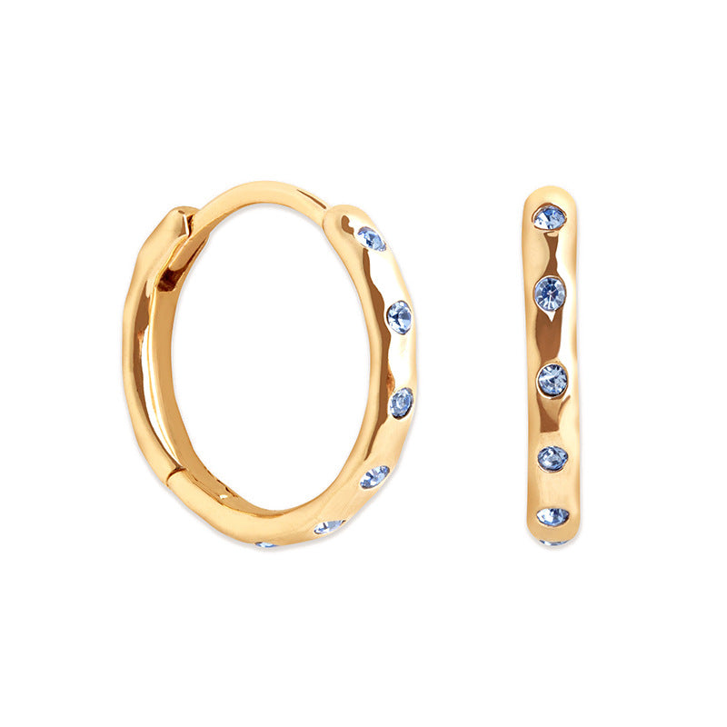 JUSSAN Pave Luxe Sterling Silver Earrings