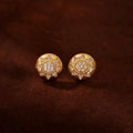 JUSSAN Floral Luxe Sterling Silver Earrings