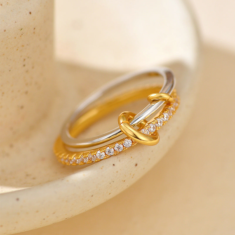 JUSSAN Hoop Luxe Sterling Silver Ring