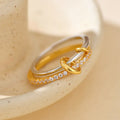 JUSSAN Hoop Luxe Sterling Silver Ring