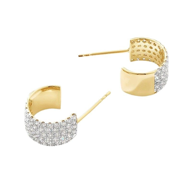 JUSSAN Minimal Luxe Sterling Silver Earrings