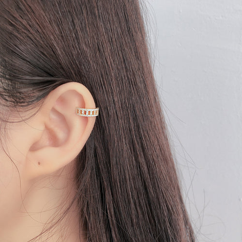 JUSSAN Ear Cuff Luxe Sterling Silver Earrings