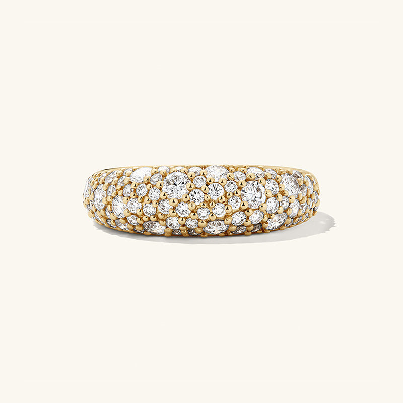 JUSSAN Pave Luxe Sterling Silver Ring
